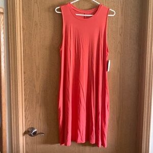 NWT Casual Coral Dress,Size XL, 95% Polyester 5% Spandex
